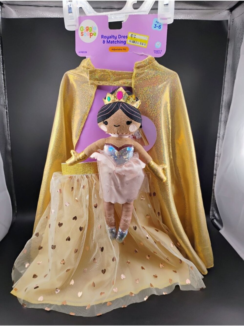 Giggle Scape Royalty Dress-Up & Matching Accessory Set Age 3-6